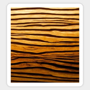 Photoreal Wood Wonder - wood grain art Sticker